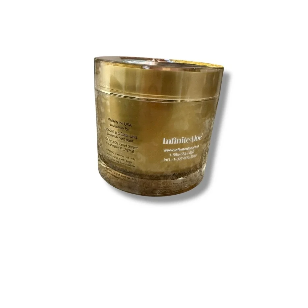 Infinite Aloe NEW reparneu Gold Anti Aging Formula Face Cream 6.7oz Made in USA